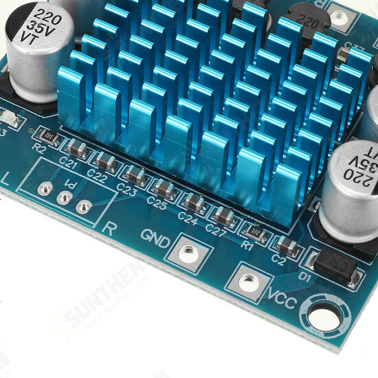 XH-A232 HD Digital Audio Amplifier Board MP3 Amplifier Module 12V24V Amplifier Board Two-channel 30W