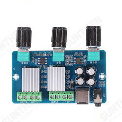 XH-A355 20W+10W+10W 2.1 Channel Stereo Audio Digital Power Amplifier Board Bass Subwoofer AMP Aplificador Audio DC 12V XH-A355 20W+10W+10W 2.1 Channel Stereo Audio Digital Power Amplifier Board Bass Subwoofer AMP Aplificador Audio DC 12V