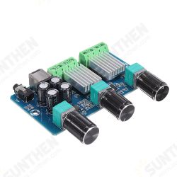 XH-A355 20W+10W+10W 2.1 Channel Stereo Audio Digital Power Amplifier Board Bass Subwoofer AMP Aplificador Audio DC 12V XH-A355 20W+10W+10W 2.1 Channel Stereo Audio Digital Power Amplifier Board Bass Subwoofer AMP Aplificador Audio DC 12V