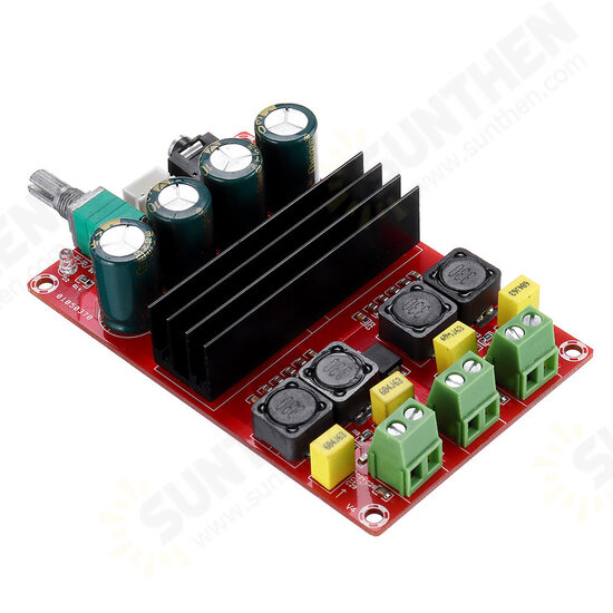 XH-M190 TDA3116D2 2x100W High Power Digital Power Amplifier Board TPA3116 Dual Channel Amplifier Board 12-24V