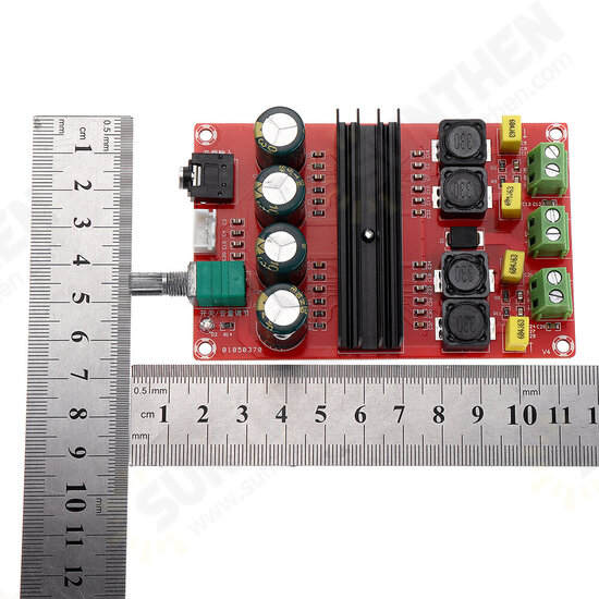 XH-M190 TDA3116D2 2x100W High Power Digital Power Amplifier Board TPA3116 Dual Channel Amplifier Board 12-24V