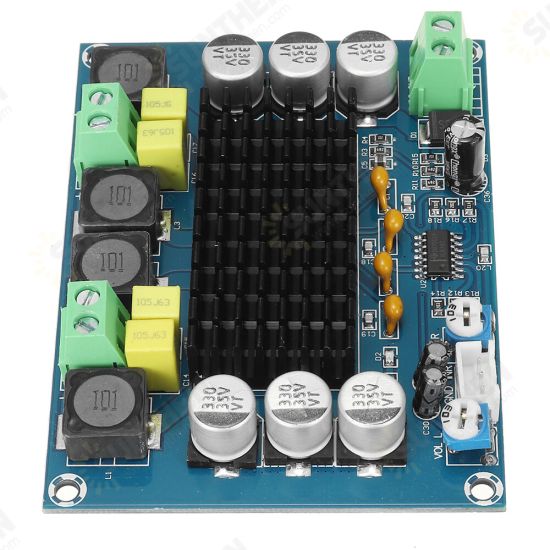 XH-M543 High-power Digital Power Amplifier Board TPA3116D2 Audio Amplifier Module Class D dual-channel 2*120W