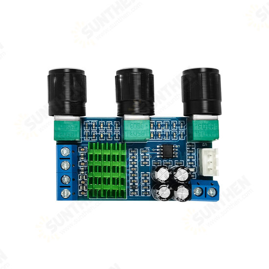 XH-M567 TPA3116D2 Dual Channel Digital Audio Power Amplifier Board 80W*2 Treble Bass Adjustment Module Board