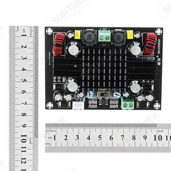 XH-M571 150W Single Channel Digital Power Audio Amplifier Board Heavy Bass Subwoofer Amplifier Mono for Speaker