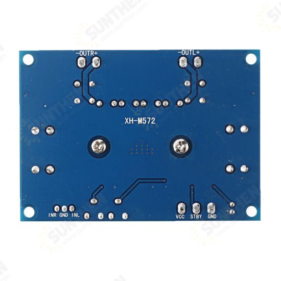 XH-M572 High-power Digital Power Amplifier Board TPA3116D2 Chassis Dedicated to Plug-in 5-28V Output 120W