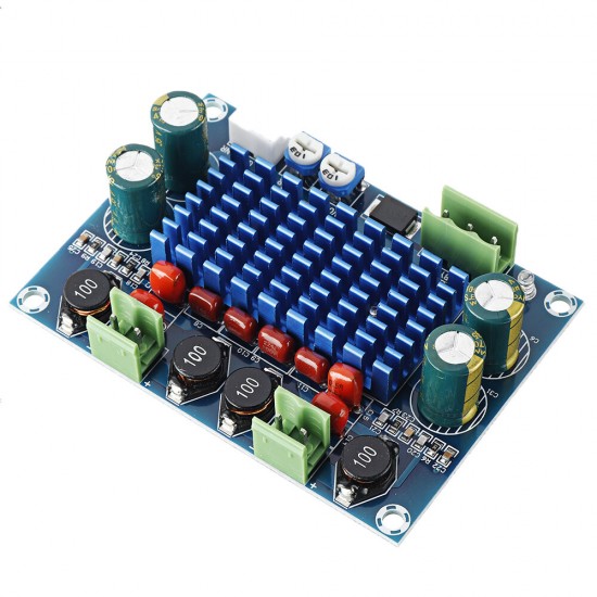 XH-M572 High-power Digital Power Amplifier Board TPA3116D2 Chassis Dedicated to Plug-in 5-28V Output 120W