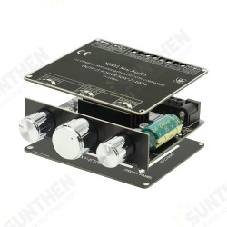 XY-E100H 50W*2 100W Bluetooth Ower Amplifier Board AUX Sound Card Input 2.1 CH Stereo Music Wireless Module Audio AMP TPA3116D2 XY-E100H 50W*2 100W Bluetooth Ower Amplifier Board AUX Sound Card Input 2.1 CH Stereo Music Wireless Module Audio AMP TPA3116D2