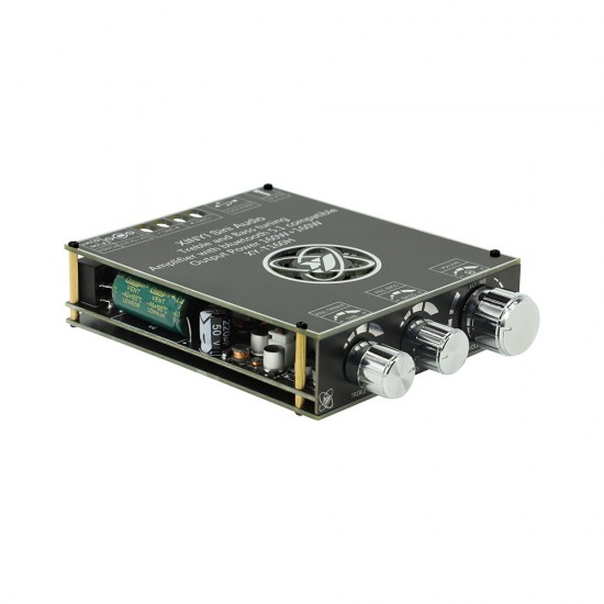 XY-T160H bluetooth 5.1 Dual Channel Stereo Audio Amplifier Board 160W*2 High Low Pitch Adjustment Power Amplifier Module Board