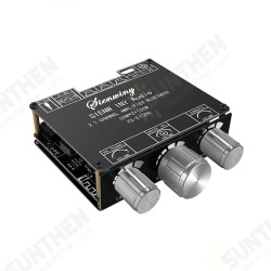 YS-E100H 2.1 Channel bluetooth 5.1 Audio Amplifier Board 50W*2+100W High Low Tone Subwoofer Power Amplifier Module Board TPA3116 YS-E100H 2.1 Channel bluetooth 5.1 Audio Amplifier Board 50W*2+100W High Low Tone Subwoofer Power Amplifier Module Board TPA3116