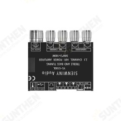 YS-S100L 2.1 Channel bluetooth 5.0 Audio Amplifier Board 50W*2+100W High Power Subwoofer Stereo Amplifier Board Module YS-S100L 2.1 Channel bluetooth 5.0 Audio Amplifier Board 50W*2+100W High Power Subwoofer Stereo Amplifier Board Module