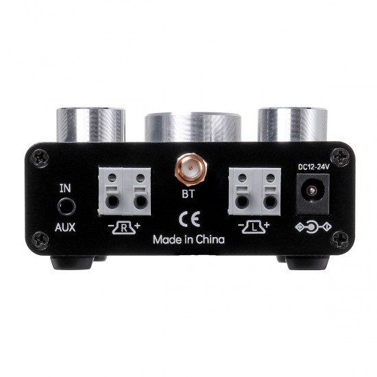 ZK-502E 50W*2 High and Bass Adjustment Preamp Audio Power Amplifier Module Subwoofer Bluetooth 5.0 Dual-channel Stereo with Aluminum Shell
