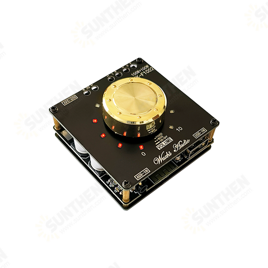 ZK-F1002 Volume Indicator bluetooth Audio Power Amplifier Board Module TPA3116D2 Stereo 100Wx2