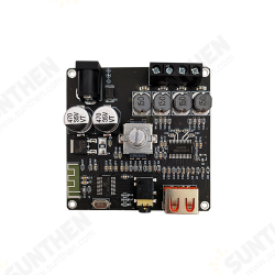 ZK-F502E Cool Volume Indicator Bluetooth Audio Power Amplifier Board Module LC Filter Stereo 50W+50W ZK-F502E Cool Volume Indicator Bluetooth Audio Power Amplifier Board Module LC Filter Stereo 50W+50W