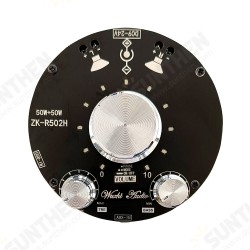 ZK-R502H Bluetooth Audio Power Amplifier Board Module TPA3116D2 High-Low Bass 50Wx2 Stereo 2.0 Channel Amplifier Speaker ZK-R502H Bluetooth Audio Power Amplifier Board Module TPA3116D2 High-Low Bass 50Wx2 Stereo 2.0 Channel Amplifier Speaker