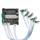 ZK-TB22P 2.1 Channel bluetooth 5.1 Audio Power Amplifier Board TWS Paring Interconnect 50W+50W+100W Potentiometer External with BT Audio Amplifier