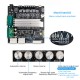 ZK-TB22P 2.1 Channel bluetooth 5.1 Audio Power Amplifier Board TWS Paring Interconnect 50W+50W+100W Potentiometer External with BT Audio Amplifier