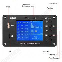 bluetooth 5.0 MP3 Audio Decoder Music Player USB TF FM Radio DH Digital Decoding Module DIY Sound Home Speaker Amplifier bluetooth 5.0 MP3 Audio Decoder Music Player USB TF FM Radio DH Digital Decoding Module DIY Sound Home Speaker Amplifier