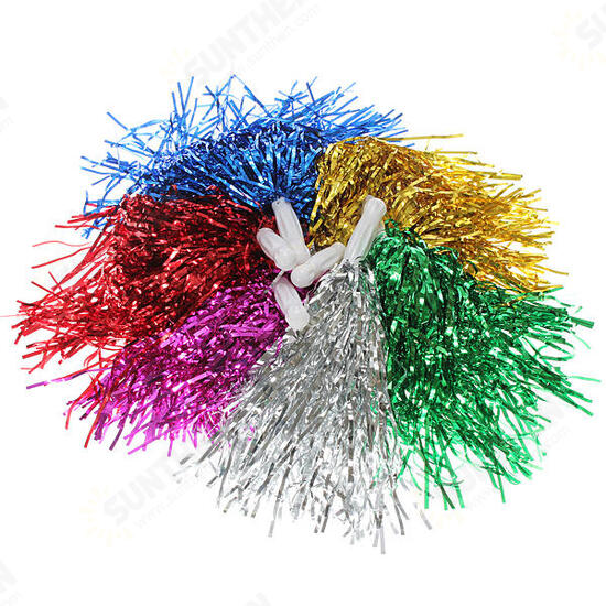 1 Piece Girls Cheerleader Pompom Cheerleading Cheer US Dance Party Club Decorations