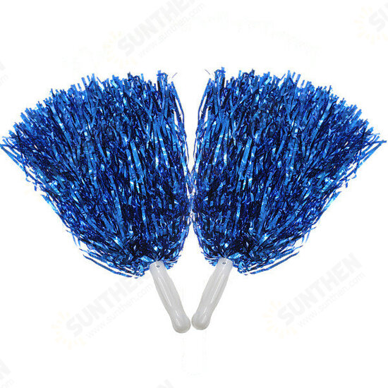 1 Piece Girls Cheerleader Pompom Cheerleading Cheer US Dance Party Club Decorations