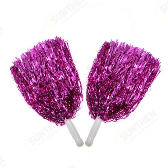 1 Piece Girls Cheerleader Pompom Cheerleading Cheer US Dance Party Club Decorations