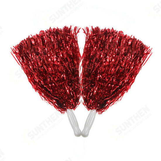 1 Piece Girls Cheerleader Pompom Cheerleading Cheer US Dance Party Club Decorations