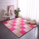 10 Pcs 30x30x1cm Children EVA Suede Mats Stitching Carpet Floor Mat Comfortable Soft Anti-skid Play Pad for Living Room Bedroom