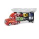 12 Pcs Kid Car Model Set Truck Simulation Track Vehicle Toys Alloy Cars+Cartoon Car+Storage Truck Children Toys Gift