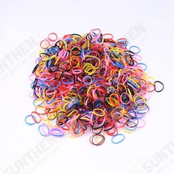 2000 Pcs Multicolor Disposable Elastic Rope Ponytail Rubber Band Hair Taping Children&Adults Braided Hair 2000 Pcs Multicolor Disposable Elastic Rope Ponytail Rubber Band Hair Taping Children&Adults Braided Hair
