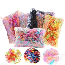2000 Pcs Multicolor Disposable Elastic Rope Ponytail Rubber Band Hair Taping Children&Adults Braided Hair 2000 Pcs Multicolor Disposable Elastic Rope Ponytail Rubber Band Hair Taping Children&Adults Braided Hair