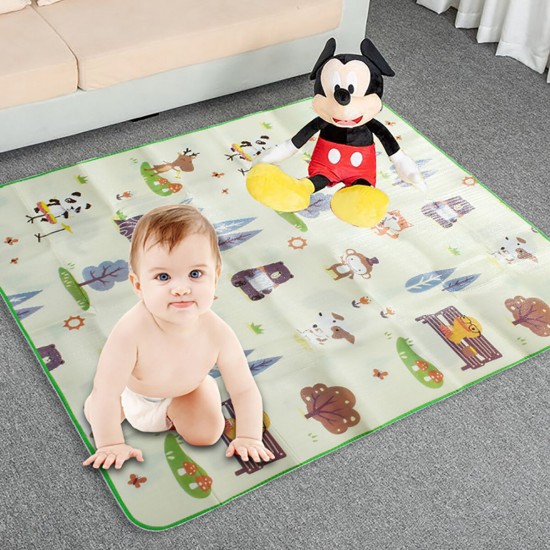 200x180x0.5cm Baby Floor Mat Foam Waterproof Double Sides Non-Slip Play Carpets