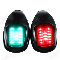 2PCS 12V IP66 Red+Green Marine Boat Yacht LED Mini Starboard/Port Navigation Lights Waterproof 2PCS 12V IP66 Red+Green Marine Boat Yacht LED Mini Starboard/Port Navigation Lights Waterproof