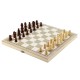 3 in 1 Folding Wooden Chess Set Checkers Backgammon Set Kids Adult Puzzle Game Toy