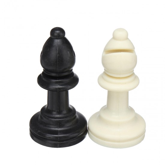 32 Piece Game Chess Foldable 9.5/7.5/6.4cm King Knight Set Outdoor Recreation Family Camping Game