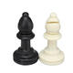 32 Piece Game Chess Foldable 9.5/7.5/6.4cm King Knight Set Outdoor Recreation Family Camping Game