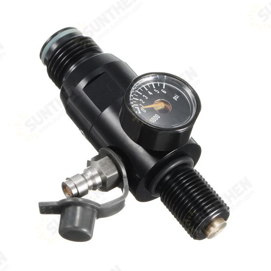 4500Psi 5/8''-18UNF Threads High Compressed Tank Valve Regulator HPA Tank Adapter