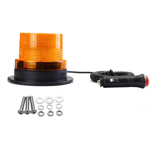 6W Flashing Warning Signal Light Waterproof IP65 32 LED Lamp Outdoor Cycling Camping Magnetic Emergency Lantern