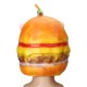 Burger Hamburger Latex Mask Fancy Dress Full Face Head Halloween Cosplay Party