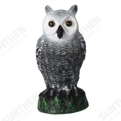 Dummy Owl Hunting Decoy Glowing Eyes Sound Garden Decor Dummy Owl Hunting Decoy Glowing Eyes Sound Garden Decor