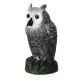 Dummy Owl Hunting Decoy Glowing Eyes Sound Garden Decor