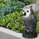 Dummy Owl Hunting Decoy Glowing Eyes Sound Garden Decor