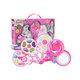 Girls Make-Up Toy Set Lollipop Shaped Princess Pink Beauty Cosmetics Compact Kids Gift