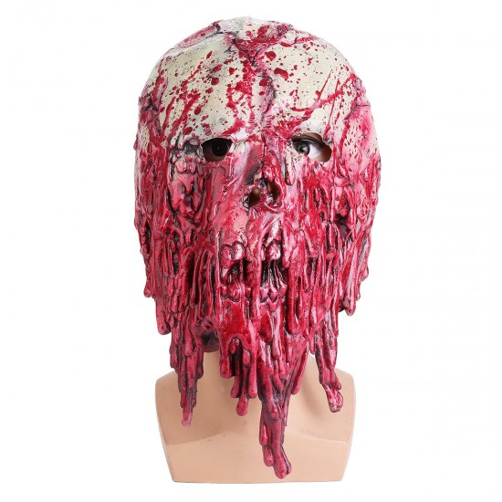 Halloween Mask Bloody Festival Skull Zombie Latex Cosplay Horror Costume Props Mask