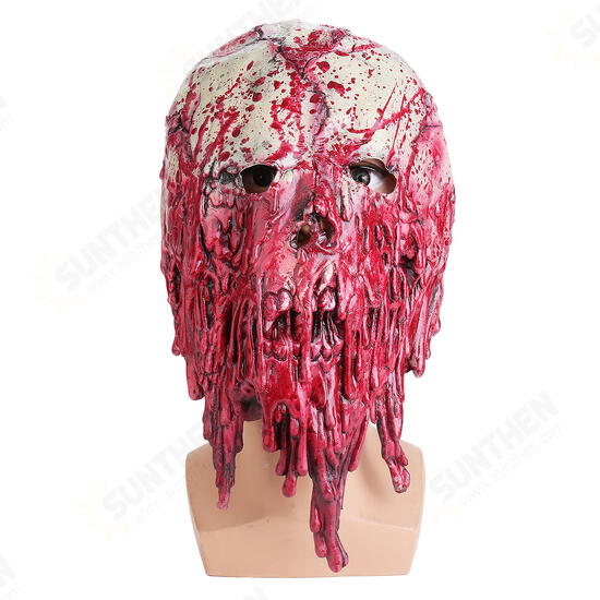 Halloween Mask Bloody Festival Skull Zombie Latex Cosplay Horror Costume Props Mask