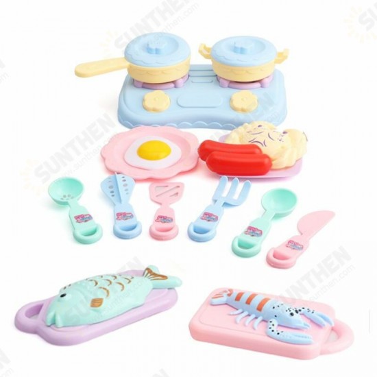 Kids DIY Kitchen Play Toys Simulation Kitchen Role Play Children Cooking Toys Gift