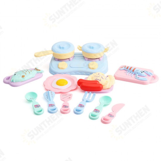 Kids DIY Kitchen Play Toys Simulation Kitchen Role Play Children Cooking Toys Gift