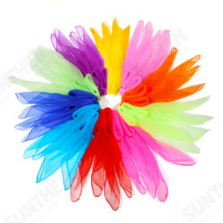 20PCS Silk Scarf Light and Breathable Children's Silk Scarf Dance Performance Props Decorations 20PCS Silk Scarf Light and Breathable Children's Silk Scarf Dance Performance Props Decorations