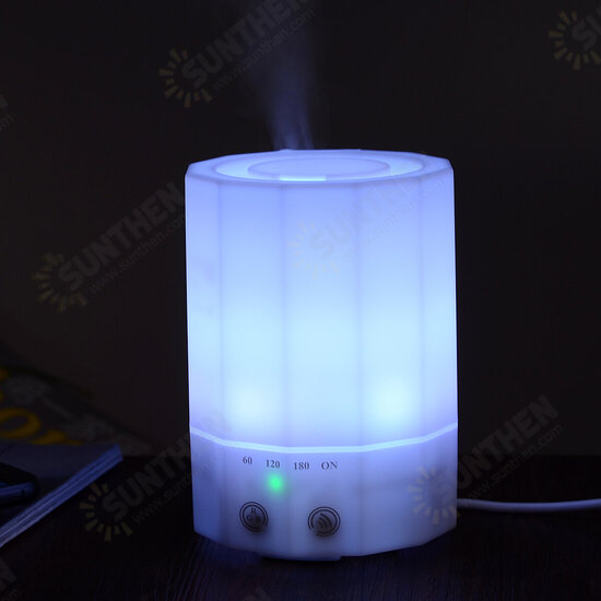 RGB LED Night Light 200ml Portable USB Humidifier Air Purifier