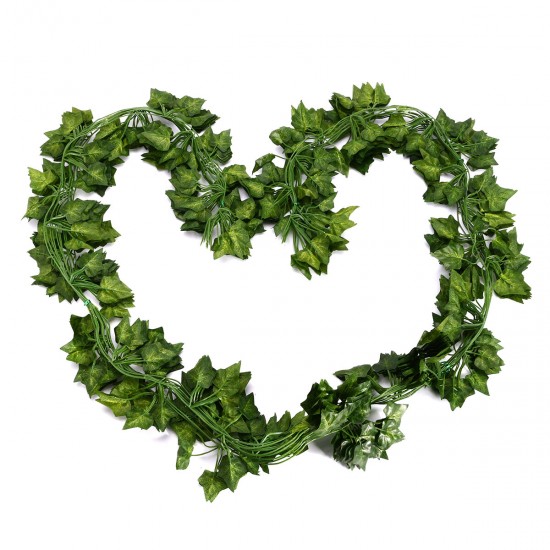 12pcs Artificial Greenery Vine Ivy Leaves Garland Hanging Wedding Party Garden Decorations