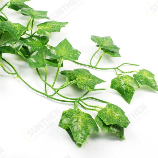 12pcs Artificial Greenery Vine Ivy Leaves Garland Hanging Wedding Party Garden Decorations