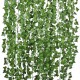 12pcs Artificial Greenery Vine Ivy Leaves Garland Hanging Wedding Party Garden Decorations